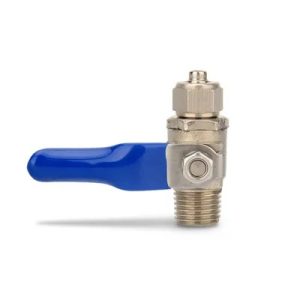 Ball valve fittings for water purifier faucet of household kitchen 6.35mm OD Hose 1/4" Male Thread